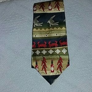 Tabasco 100% Silk Neck Tie- Sz 57 L
